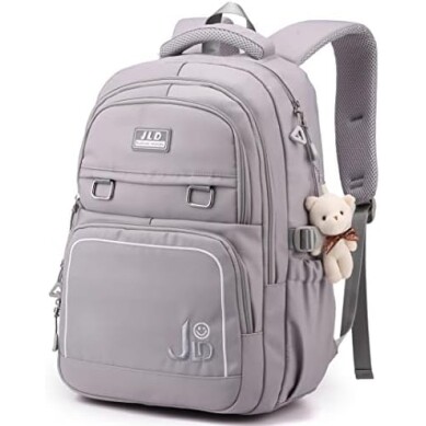 Mochila casual feminina de grande capacidade bolsa escolar para estudantes pode acomodar bolsa para laptop de 156 polega