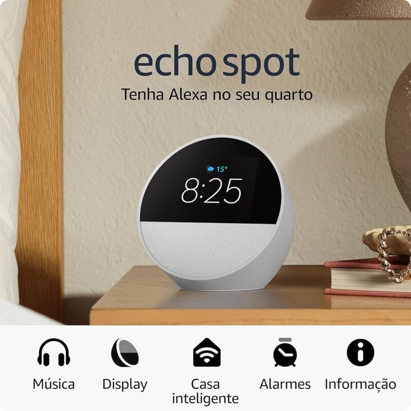 Echo Spot com Alexa (Última geração)