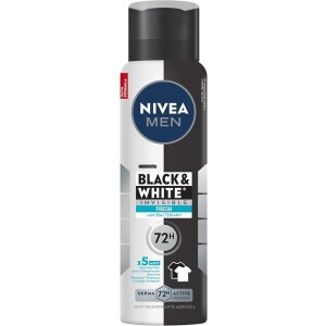 Desodorante Nivea Men Aerossol Black & White INVISIBLE Fresh - 150ml