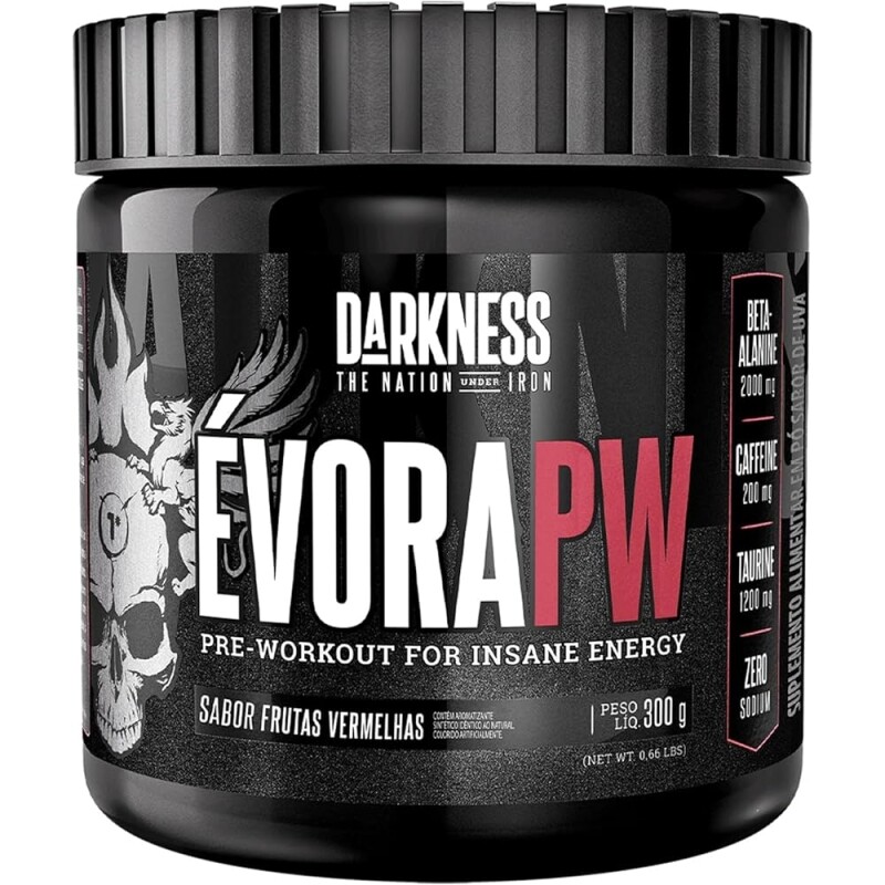 Darkness - Pré Treino Évora PW - Frutas Vermelhas - 300g