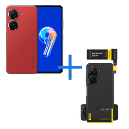 Smartphone ASUS Zenfone 9 8GB/ 128GB Sunset Red + Acessório ASUS Zenfone 9 Backpack Mount
