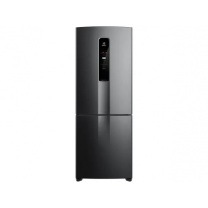 Geladeira/Refrigerador Electrolux Frost Free Inverse Black Inox Look 490L - IB7B
