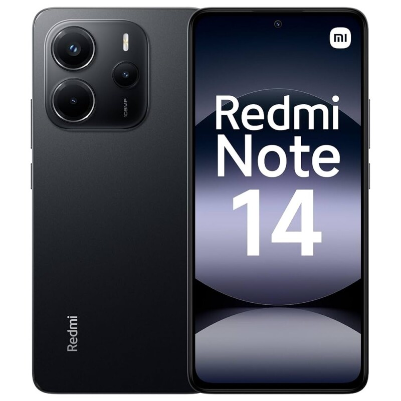 Smartphone Xiaomi Redmi Note 14 Midnight Black  6GB RAM 128GB ROM