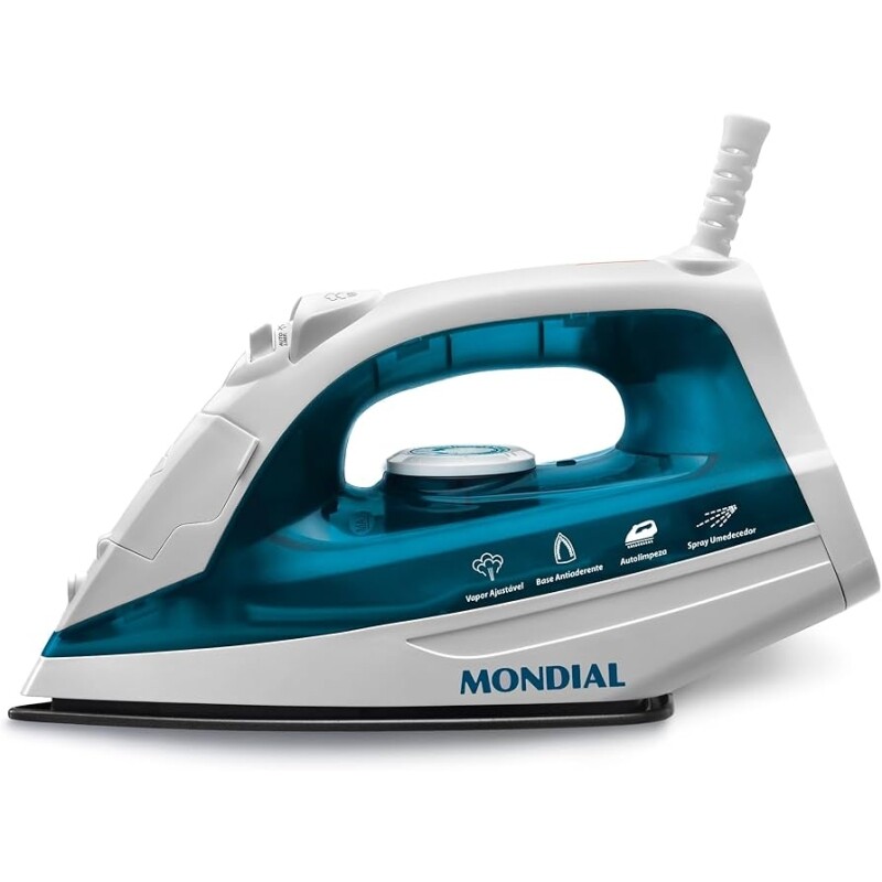 Ferro a Vapor Mondial Azul/Branco 1200W 220V - F-32