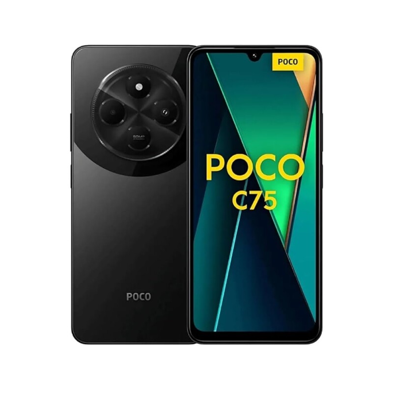Smartphone Xiaomi Poco C75 NFC Black (Preto) 8GB RAM 256GB ROM