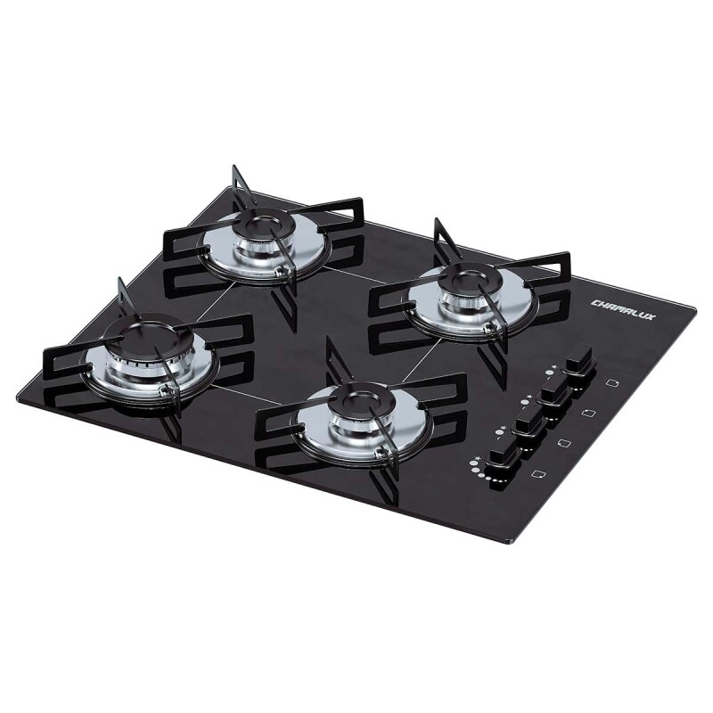 Cooktop GLP Chamalux 4 Bocas Preto 44 Bivolt