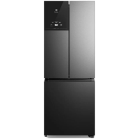Geladeira Electrolux Frost Free Inverter 480L Efficient AutoSense 3 Portas Black Inox Look - IM7B