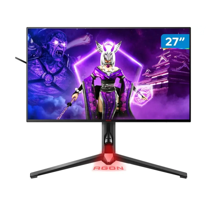 Monitor Gamer AOC Agon 4 Pro Unbeatable 27" IPS UHD 1ms 144Hz HDMI/DP G-Sync - AG274UXP