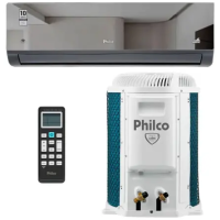 Ar Condicionado Split Inverter Hi Wall Philco Espelhado 12000 Btus Quente/frio Pac12000iqfm15e - 220v