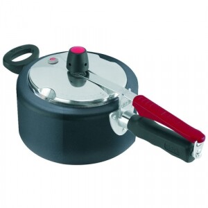 Panela de Pressão Clock Original Revestida Cinza 3L