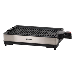 Churrasqueira Elétrica Mais Sabor e Menos Fumaça GPRA Preto e Inox TG300DB1 - Arno