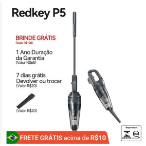 Aspirador de Pó Vertical 3 em 1 127V Alta Potência 17000PA