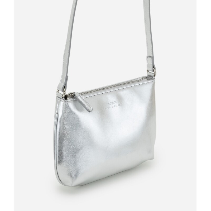 Bolsa Transversal Pequena Metalizada