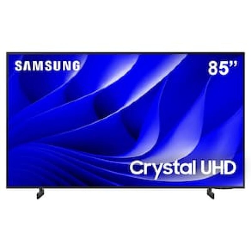 Smart TV 85 4K Samsung Crystal UHD 85DU8000 Gamig Hub AI Energy Mode Alexa built in Wi-Fi Bluetooth USB e HDMI