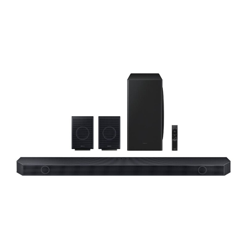 Soundbar Samsung HW-Q930D com 9.1.4 canais Dolby Atmos Sincronia Sonora e Alexa integrado