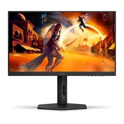 Monitor Gamer AOC 27" Full HD IPS 180Hz 0,5ms HDMI e DP W-LED Antireflexo Ajuste de Altura Preto - 27G4/P