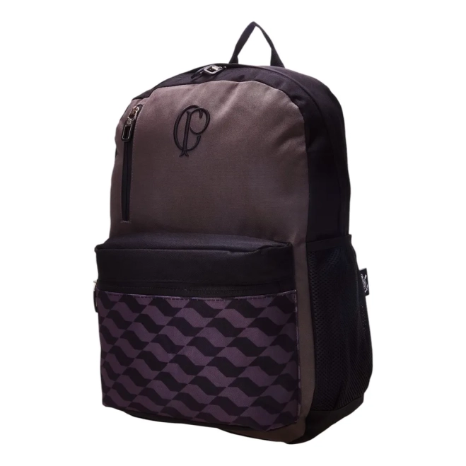Mochila Esportiva Costas Xeryus Corinthians Cinza E Preto - Único