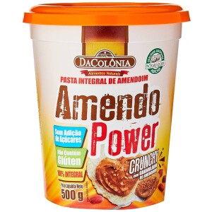 DaColônia Amendopower Crunchy - Pasta Amendoim Granulado 500G