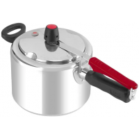 Panela de Pressão Clock 4,5L Prata - Original Polida Alumínio