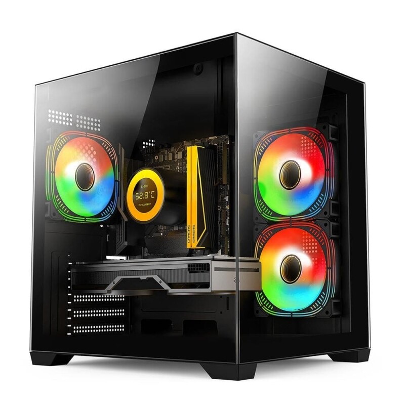 PC Gamer Skill Aquarium AMD Ryzen 5 5600GT 16GB 3200MHz Radeon Vega 7 SSD 512GB M.2 Fonte 500w Preto SKA003nn