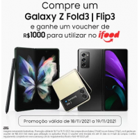 Compre Um Galaxy Z Flip3 e Ganhe um Voucher de R$ 1.000 no Ifood
