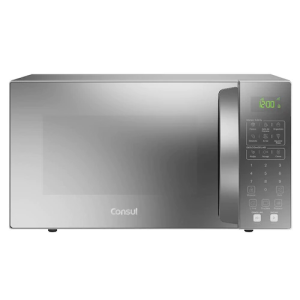 Micro-ondas Consul 32 Litros cor cinza espelhado com Menu Fácil - CMS46AR 110V
