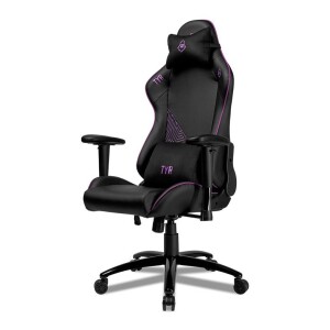 Cadeira Gamer Mancer Tyr Purple Edition Espuma Moldada Preta e Roxa MCR-TYR-PRP01