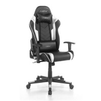 Cadeira Gamer DXRacer NEX Preta / Branco (OK134/NW)