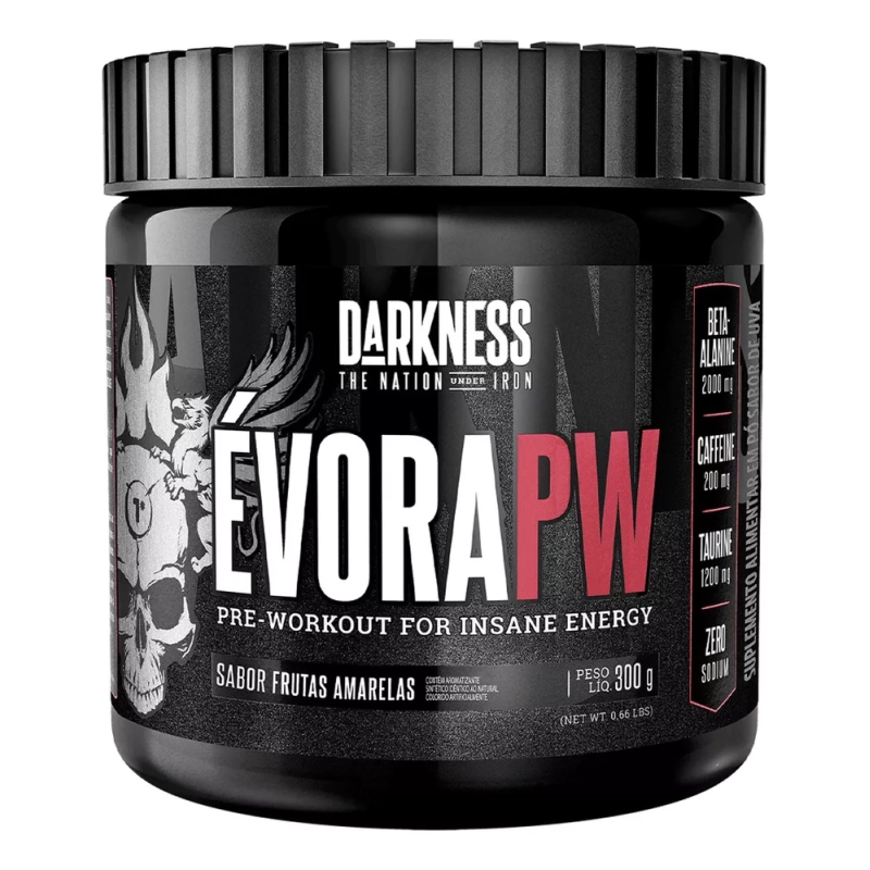 Pré-treino Evora PW Frutas Amarelas 300g Darkness