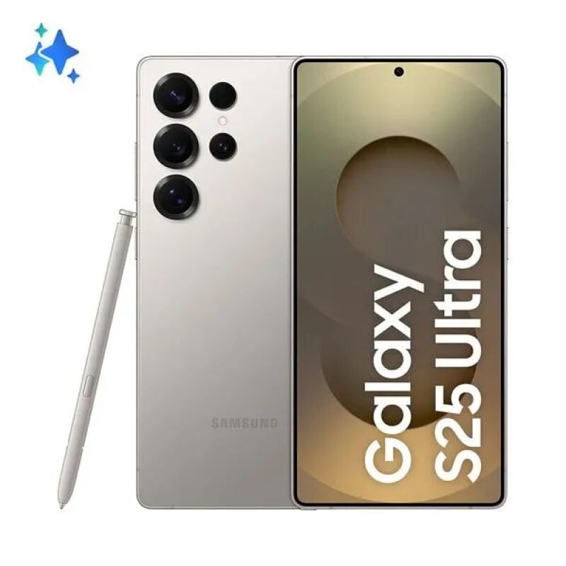 Smartphone Samsung Galaxy S25 Ultra 512GB 5G - Titânio Cinza com Caneta S Pen Galaxy AI Câmera Quadrupla 200MP + Se