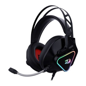 Headset Gamer Redragon Cadmus RGB Som Surround 7.1 Drivers 53mm Preto H370