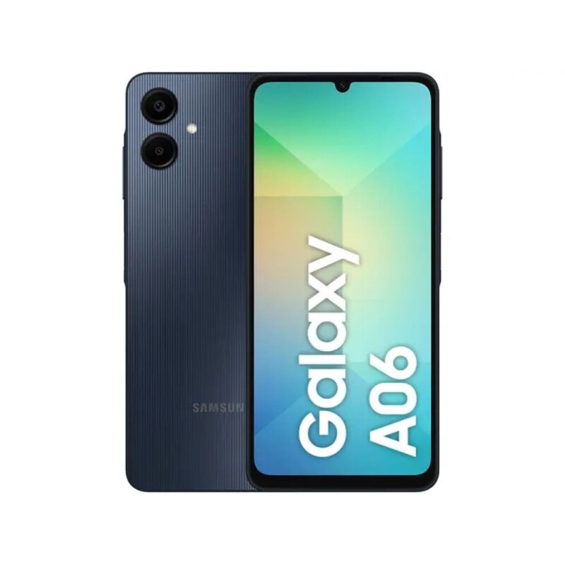 Smartphone Samsung Galaxy A06 128GB - Azul Escuro 4G RAM 4GB Câmera 50MP + Selfie 8MP Tela 6,7"