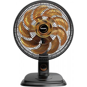 Ventilador de Mesa e Parede Mallory Egeo Silencioso Hélice de 15 pás Grade Especial em Sistema TS Máxima Vazão e Mínimo Ruíd