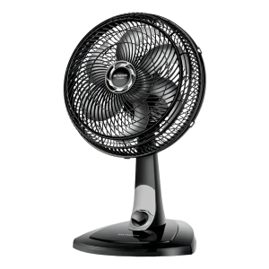 Ventilador de Mesa 30cm Turbo Mondial Preto/Prata 60W 6 Pás VT-30-NB