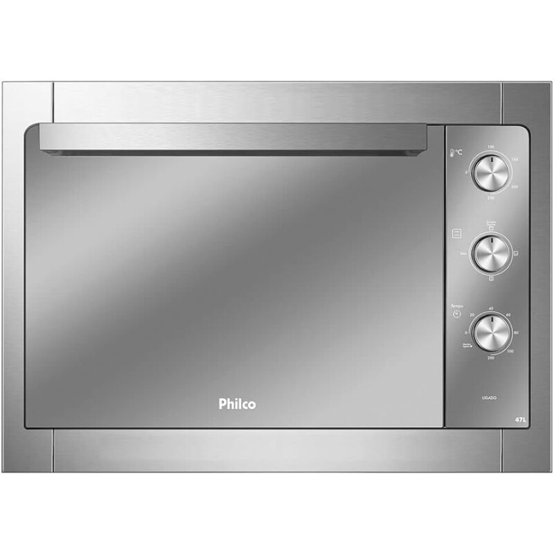 Forno Elétrico de Embutir Philco PFE47E Esmaltado Dupla Resistência 47L 127V