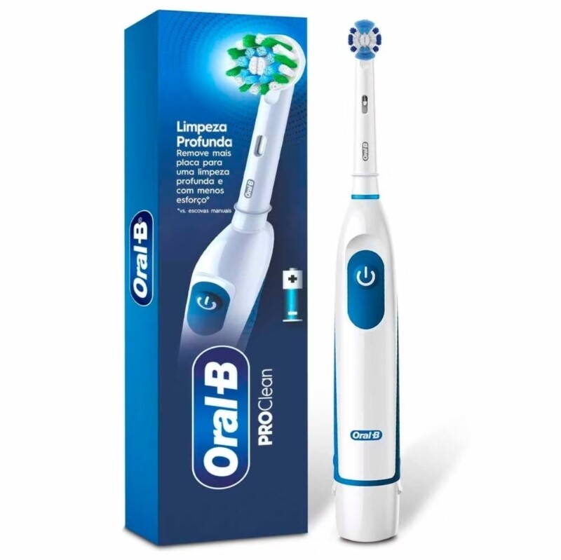 Escova Dental Elétrica Oral-B Pro-Saude Power + 2 Pilhas