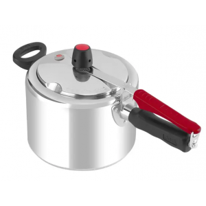 Panela de Pressão Clock 4,5L Prata - Original Polida Alumínio