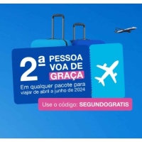 Promoção 2º Pessoa Voa de Graça - Azul Viagens