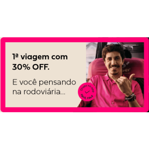 Ganhe 30% de Desconto na Primeira Viagem na Buser