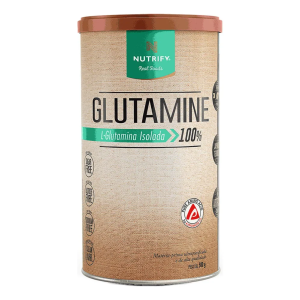 Glutamine L-Glutamina Isolada Nutrify 100% Sem Sabor - 500g