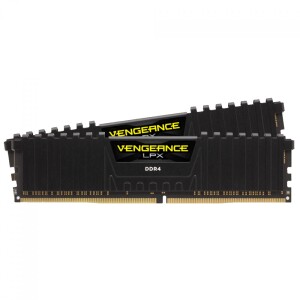 Memória DDR4 Corsair Vengeance LPX 32GB (2x16GB) 3600MHz Black CMK32GX4M2D3600C18