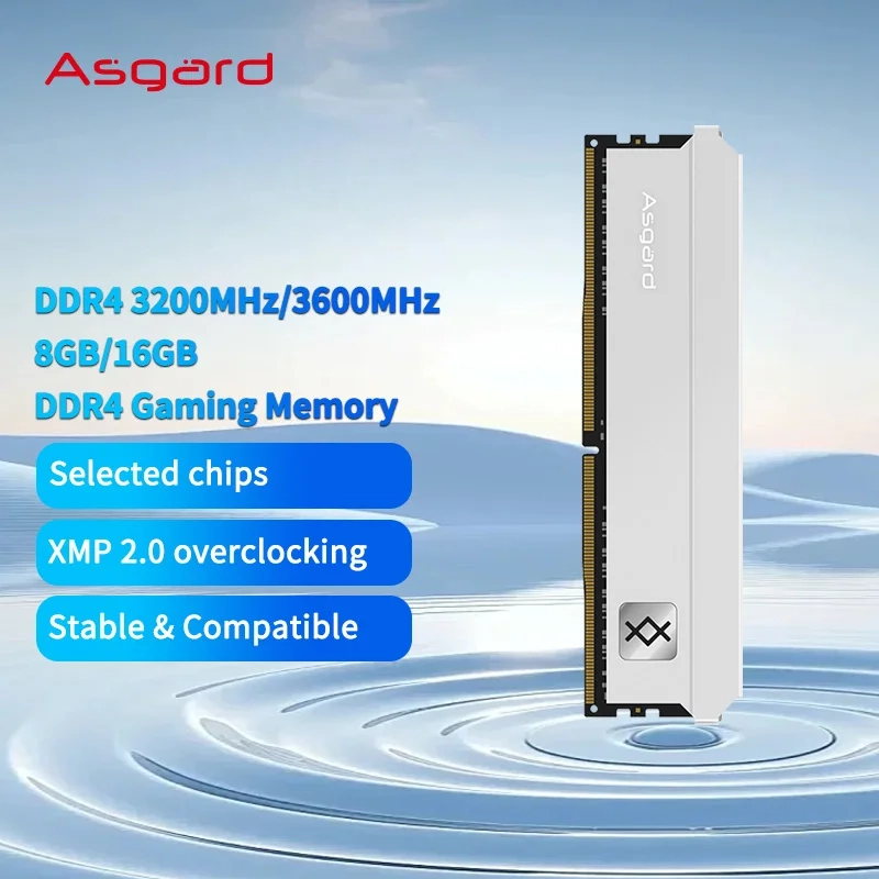 Memória Ram Asgard T3 16GB (2x8) 3600Mhz