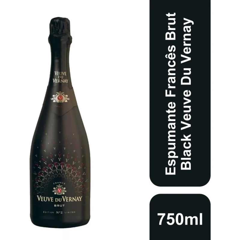 Espumante Francês Veuve Du Vernay Brut Black Edition 750ml