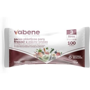 Vabene  P-Saco Freezer 3L - 100 Unidades