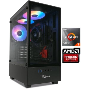 PC Gamer ITX Arena Ryzen 7 5700G Radeon™ Graphics Vega 8 16GB Ram SSD 480GB Gabinete RGB