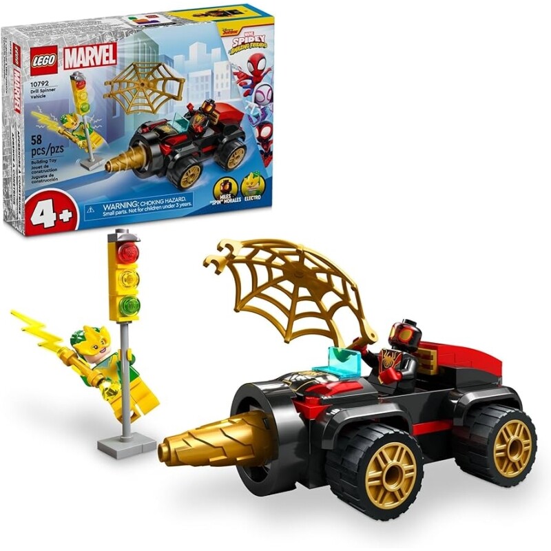 LEGO Set Spidey  Veículo Perfurador 58 Peças - 10792