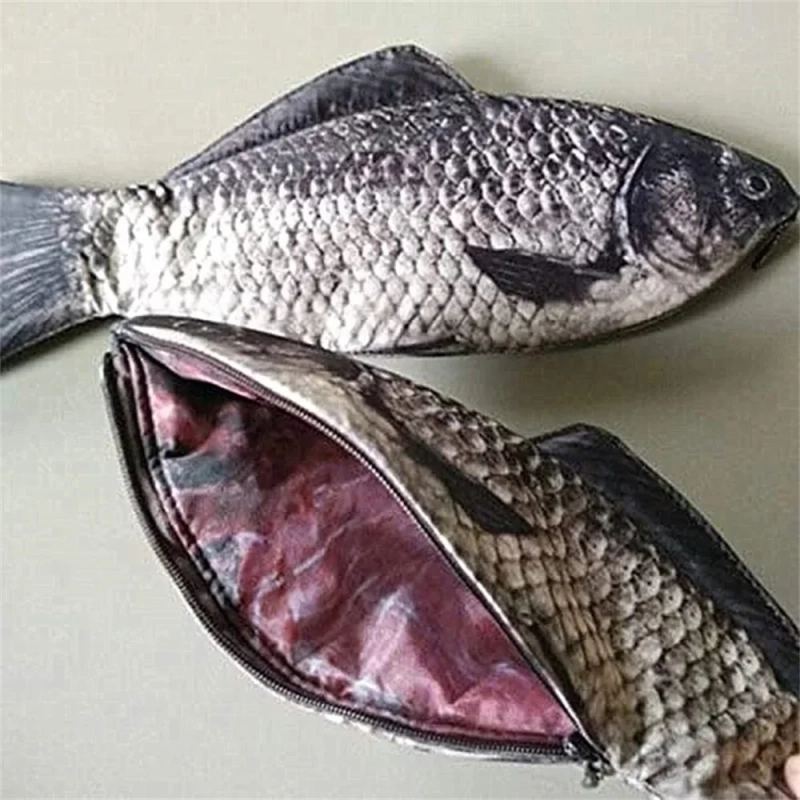 Estojo de Lápis em Forma de Peixe