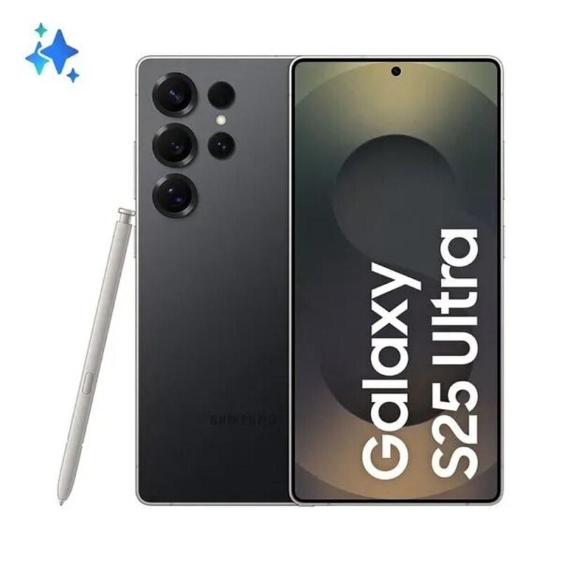 Smartphone Samsung Galaxy S25 Ultra 256GB 5G - Titânio Preto Caneta S Pen Câmera Quadrupla 200MP RAM 12GB Tela 6.9