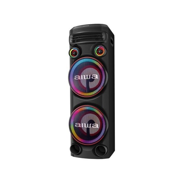 Caixa de Som Torre Aiwa Bluetooth 2300W RMS Amplificada - AWS-T2W-02