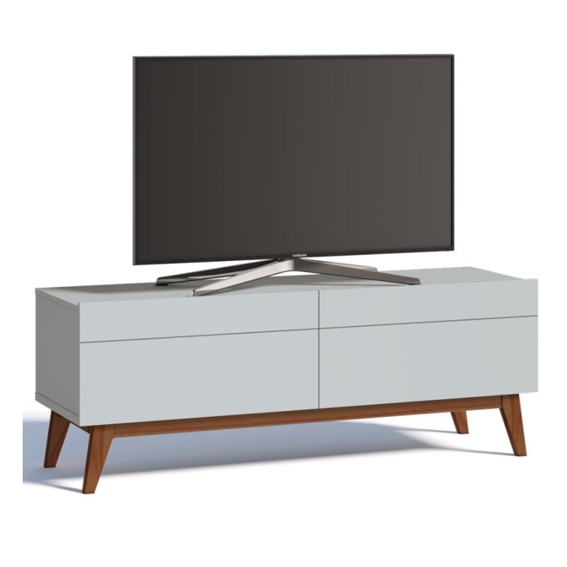 Rack 1.4 com 02 Gavetas Classic - Cinza Claro